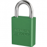 MASTER LOCK A1165GRN ANODIZED ALUMINUM SAFETY PADLOCKS
