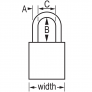 MASTER LOCK A1106MKGRN SAFETY PADLOCKS