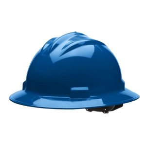 BULLARD S71 FULL BRIM HARD HAT WITH 4-POINT RATCHET SUSPENSION AND VINYL BROW PAD