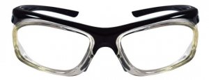 PENTAX A2500 SAFETY PRESCRIPTION GLASSES, BLACK/GRAY, 58 IN WIDTH, FRAMES ONLY