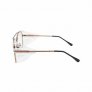 SRX WORKSAFE AERONAUT ALPHA SAFETY GLASSES WITH BRONZE FRAME AND WIDE FIELD OF VISION