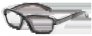 WORKSAFERX ARION SAFETY PRESCRIPTION GLASSES, TRANSLUCENT GREY FRAME, FRAMES ONLY