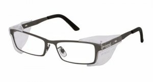 WORKSAFERX AVOS SAFETY PRESCRIPTION GLASSES, MATT GREY FRAME, FRAMES ONLY