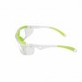 WORKSAFERX STEED E3041 SAFETY PRESCRIPTION GLASSES, LIME GREEN FRAME WITH CLEAR HOLDER, FRAMES ONLY