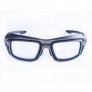 WORKSAFERX VECTOR E3062 SAFETY PRESCRIPTION GLASSES, MATT BLACK FRAME, FRAMES ONLY