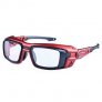 WORKSAFERX VECTOR E3062 SAFETY PRESCRIPTION GLASSES, MATT RED FRAME, FRAMES ONLY