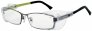 WORKSAFERX VENUS SAFETY GLASSES GREEN LIGHTWEIGHT TR90 FRAME ONLY