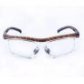 WORKSAFERX STEDA II E3055 SAFETY PRESCRIPTION GLASSES, WOOD PATTERN FRAME, FRAMES ONLY