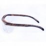 WORKSAFERX STEDA II E3055 SAFETY PRESCRIPTION GLASSES, WOOD PATTERN FRAME, FRAMES ONLY