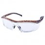 WORKSAFERX STEDA II E3055 SAFETY PRESCRIPTION GLASSES, WOOD PATTERN FRAME, FRAMES ONLY