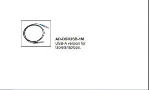 GRAYWOLF 1M CABLE FOR DIRECTSENSE II PROBES TO CONNECT TO TABLETS/LAPTOPS/PCS