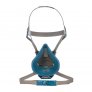 3M RUGGED COMFORT QUICK LATCH HALF FACEPIECE RESPIRATOR 6502QL MEDIUM