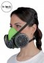 BLS 4000(R) NEXT SEMIMASCHERA THERMOPLASTIC HALF MASK SIZE S/M [1PCS/BOX, 8PCS/CARTON]
