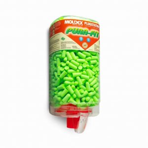 MOLDEX PLUG STATION WITH 500 PAIRS OF PURA-FIT DISPOSABLE EARPLUG, NRR 31DB