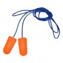 WORKSAFE DISPOSABLE CORDED EARPLUGS SNR 37DB SOFT PU FOAM 100 PAIRS