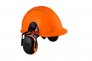 3M PELTOR X4P5E HEARING PROTECTION CAP-MOUNT EARMUFF, NRR 25DB EAR DEFENDERS