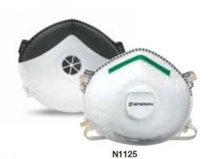 HONEYWELL 1006636 N1125 N95 DISPOSABLE MASK WITH VALVE & BOOMERANG NOSE SEAL