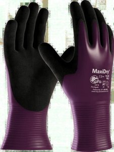 ATG MAXIDRY 56-426 SAFETY GLOVES CUT LEVEL A, GAUNTLET 26 CM