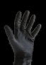 BLACK DISPOSABLE NITRILE GLOVES - 9