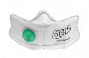 BLS 860 FFP3 R D REUSABLE FFP3 RESPIRATOR WITH EXHALATION VALVE