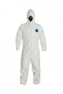 DUPONT TYVEK 400 HOODED COVERALL, TY127SWH, WHITE, 25 PIECES PER CARTON
