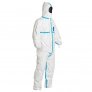 DUPONT TYVEK 600 CLASSIC+ HOODED COVERALL TAPE SEAM WHITE 100PCS/CTN (PN-TYVCHA5TWHLG010000)