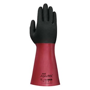 ANSELL ALPHATEC 58-530 NITRILE GLOVES WITH GRIP TECHNOLOGY & CHEMICAL RESISTANCE