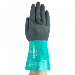 ANSELL ALPHATEC® 58-530B NITRILE GLOVES WITH ANSELL GRIP™ FOR CHEMICAL PROTECTION