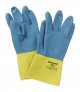 NORTH NEOPRENE CHEMICAL RESISTANT GLOVES WITH FLOCKED INTERIOR FLEXIBLE DOUBLE DIPPED PROTECTION