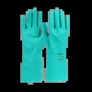 WORKSAFE MIDGUARD UNSUPPORTED FLOCKLINED NITRILE RUBBER GLOVES [144PRS/CTN]