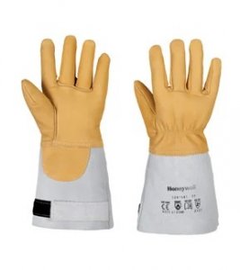 HONEYWELL PERFECT FIT WATER REPELLENT COWHIDE LEATHER HEAT RESISTANT GLOVES WITH KEVLAR LINING