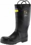 MSA RUBBER FIRE BOOTS, WITH PULL-ON LOOPS (INDENT BASIS)