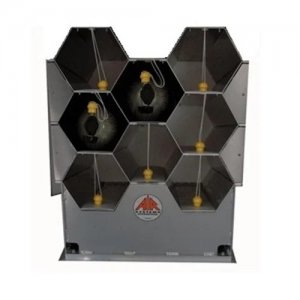 AIR SYSTEMS 8-CYLINDER SCBA RACK - ALUMINUM - 32IN.H