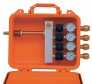 AIR SYSTEMS 4-MAN P-O-A BOX W/4 INDEP. REGULATORS *TO CONNECT 8 KOOL VEST WITH VORTEX TUBES*