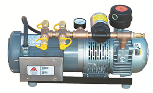 AIR SYSTEMS BAC-20 COMPRESSOR MTD ON TWIN AIR TANK WITH CO MONITOR, 3PHASE,230DC 50HZ@6AMP