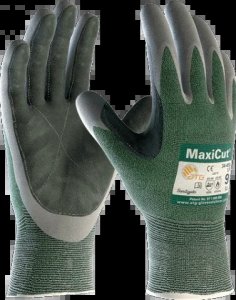 ATG MAXICUT OIL 34-450 SAFETY GLOVE CUT LEVEL C, CUT 3, KNITWRIST 3/4 COATED LEATHER PALM