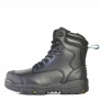 BATA LONGREACH HIGH CUT BLACK ZIP ULTRA BOOT SRC (804-66029)