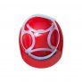 BULLARD BUMP CAP VENTED RED, WITH POLY BROWPAD