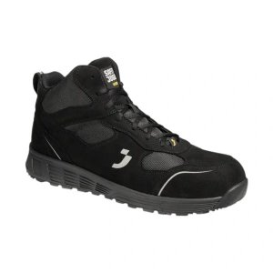 SAFETY JOGGER FUJI S3S MID-CUT SAFETY SHOE WITH NANOCARBON TOECAP, BLACK SR ESD CI FO HRO