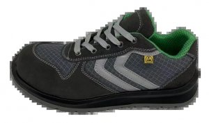 WORKSAFE® GRÜN-L S1PS LOW-CUT ESD SAFETY SHOES - GREEN/GREY