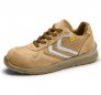 WORKSAFE® GRÜN-L S1PS SUEDE LEATHER ESD LOW-CUT SAFETY SHOES - BROWN/KHAKI