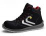 WORKSAFE® GRÜN-M S1PS ESD MID-CUT SAFETY SHOES - RED/BLACK