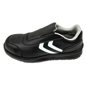 WORKSAFE GRÜN SLIP-ON S1PL ESD SAFETY SHOES WITH LIGHTWEIGHT COMFORT, PU/PU SOLE - BLACK