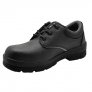WORKGARD ALPHA II-L LOW CUT, BLACK COW SPLIT LEATHER, S3
