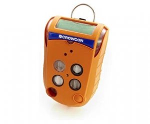 CROWCON GAS-PRO PUMPED WITH FLOW PLATE, CHARGER CRADLE WITH POWER & CO/H2S/CO2/LEL/O2 SENSOR