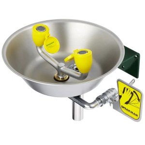 SPEAKMAN SE-582 DELUGE SHOWER & EYE WASH WITH STAINLESS STEEL BOWL – WALL MOUNTED