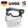 UVEX ULTRAVISION WIDE-VISION GOGGLE WITH FLIP-UP FACE GUARD UV400 PROTECTION