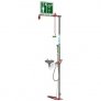 HUGHES COMBINATION SAFETY EYE WASH & SHOWER, 316L STAINLESS STEEL