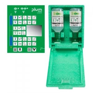 PLUM DUST-PROOF EYEWASH BOX FOR EYECUP AND DUO BOTTLES