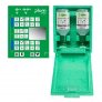 PLUM DUST-PROOF EYEWASH BOX FOR EYECUP AND DUO BOTTLES